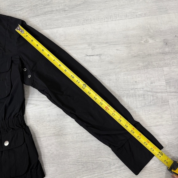 United Colors Of Benetton Black Utility Jacket Size 42 US 6 - Picture 12 of 17